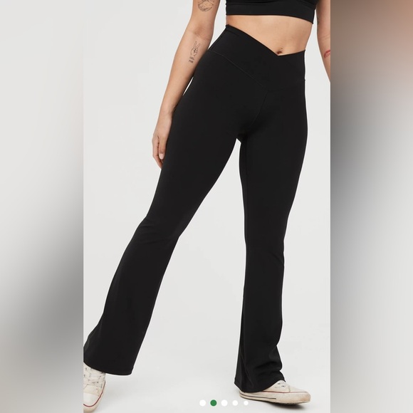 Offline Pants - OFFLINE by Aerie Real Me High Waisted Super Flare Leggings